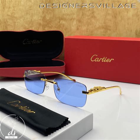 cartier glasses blue|Cartier blue light glasses.